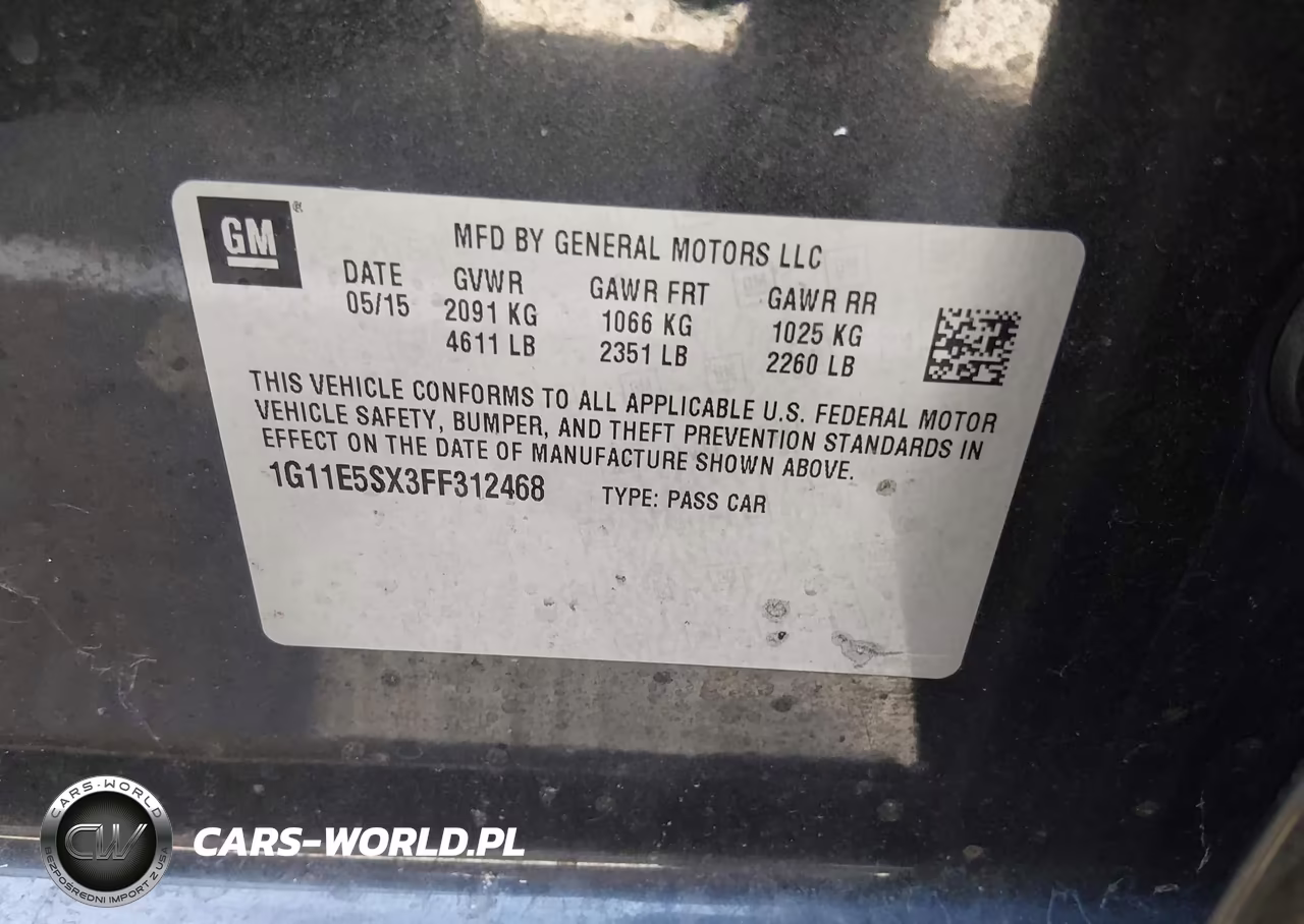 2015 Chevrolet Malibu Lt VIN:1G11E5SX3FF312468 - 9