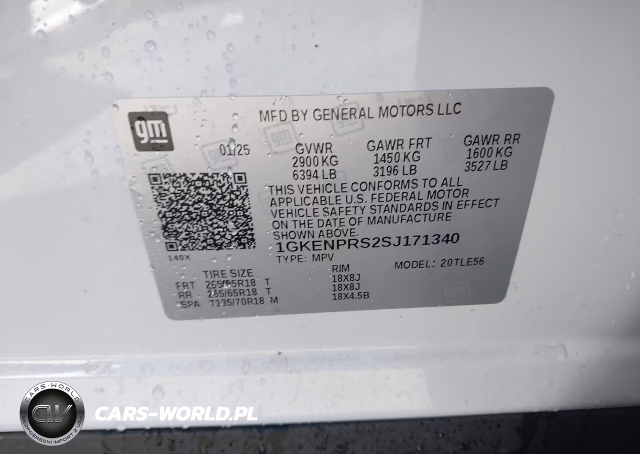 2025 GMC Acadia Awd At4 VIN:1GKENPRS2SJ171340 - 9