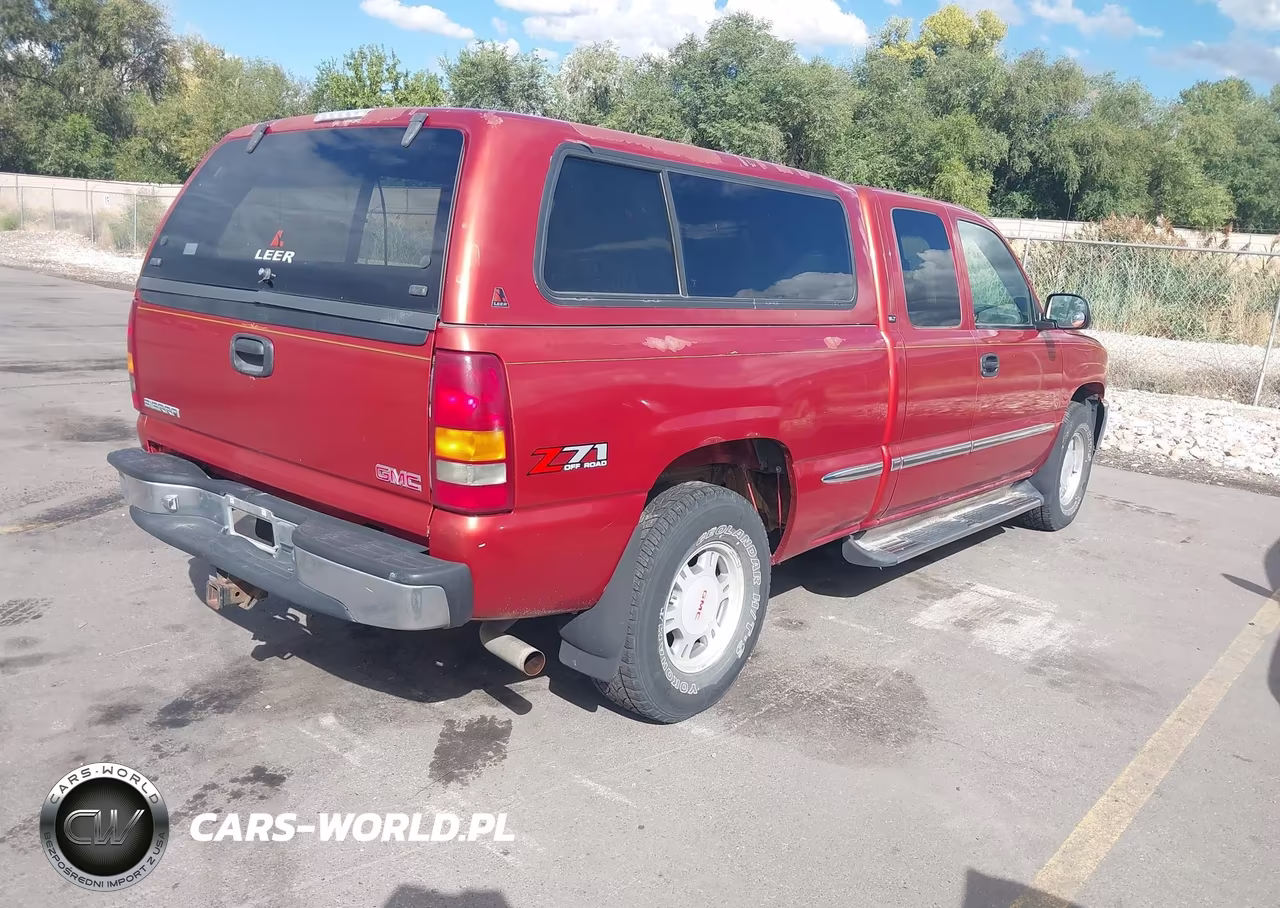 2001 GMC Sierra 1500 Sle VIN:1GTEK19T61E168460 - 4