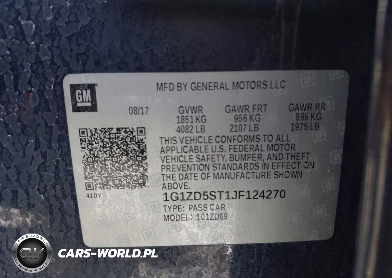 2018 Chevrolet Malibu Lt VIN:1G1ZD5ST1JF124270 - 9