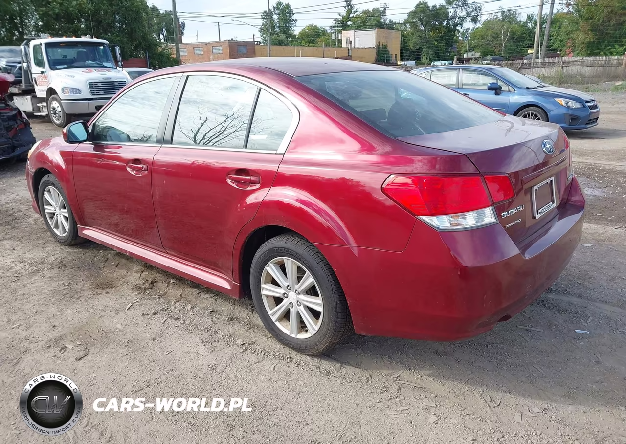 2012 Subaru Legacy 2.5I VIN:4S3BMCA61C3017250 - 3