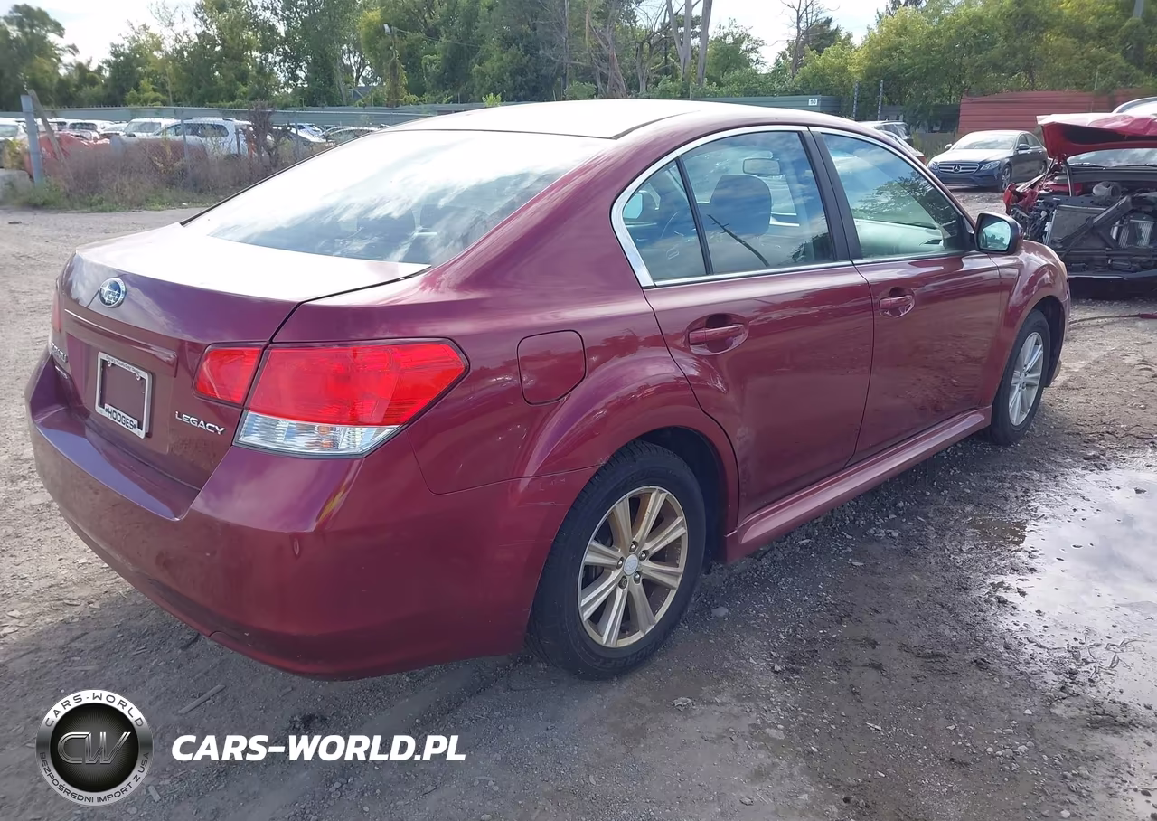 2012 Subaru Legacy 2.5I VIN:4S3BMCA61C3017250 - 4