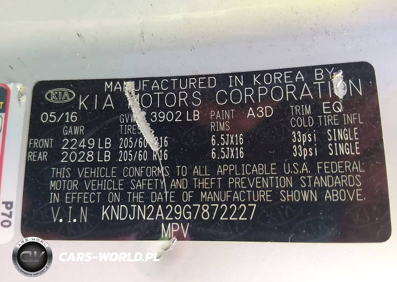 2016 Kia Soul VIN:KNDJN2A29G7872227 - 9