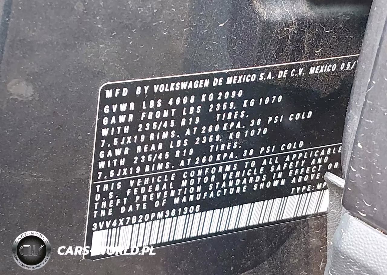 2023 Volkswagen Taos 1.5T Sel VIN:3VV4X7B20PM361306 - 9
