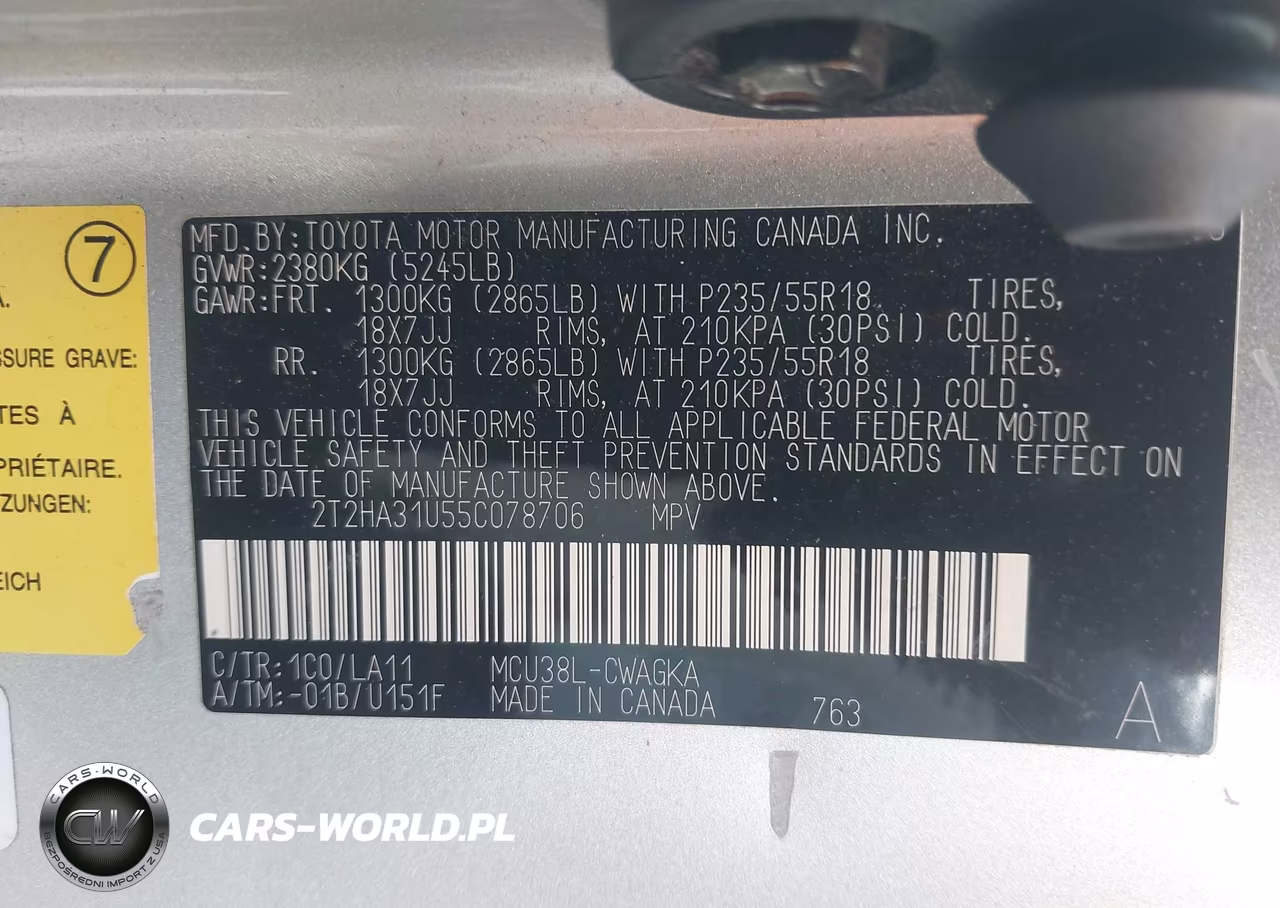 2005 Lexus Rx 330 VIN:2T2HA31U55C078706 - 9