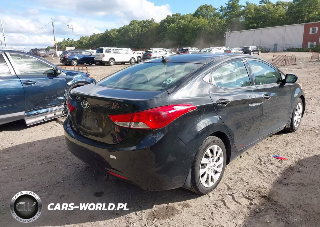 2013 Hyundai Elantra Gls Pzev VIN:5NPDH4AE6DH198247 - 4