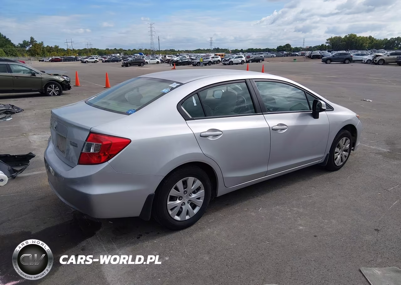 2012 Honda Civic Sdn Lx VIN:2HGFB2F57CH523293 - 4