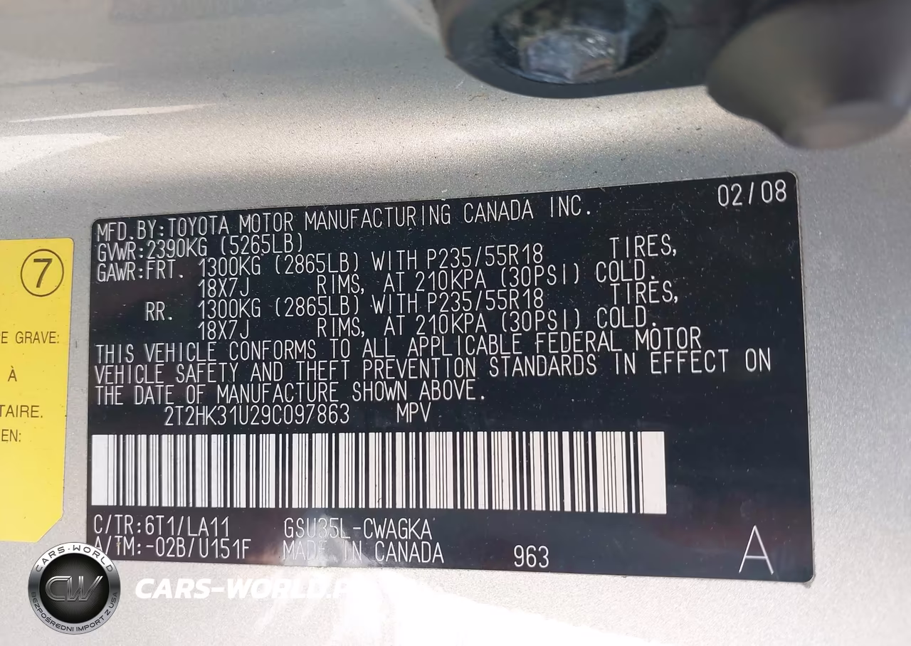 2009 Lexus Rx 350 VIN:2T2HK31U29C097863 - 9