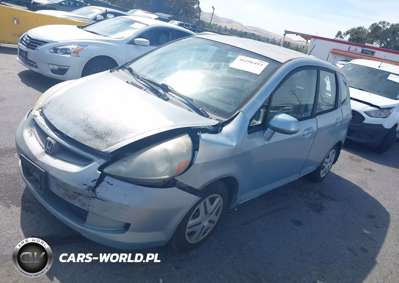 2007 Honda Fit VIN:JHMGD38427S040198 - 2