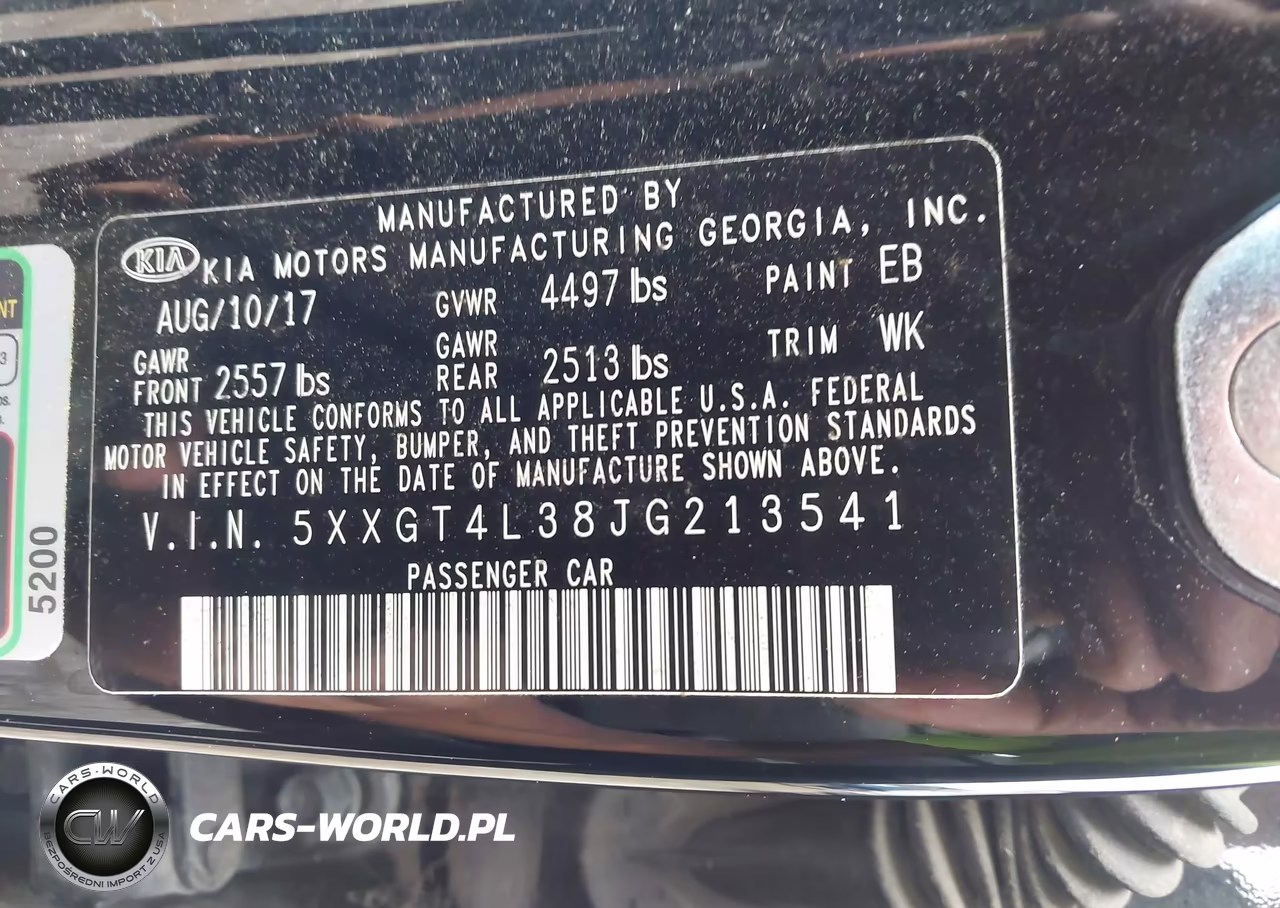 2018 Kia Optima S VIN:5XXGT4L38JG213541 - 9
