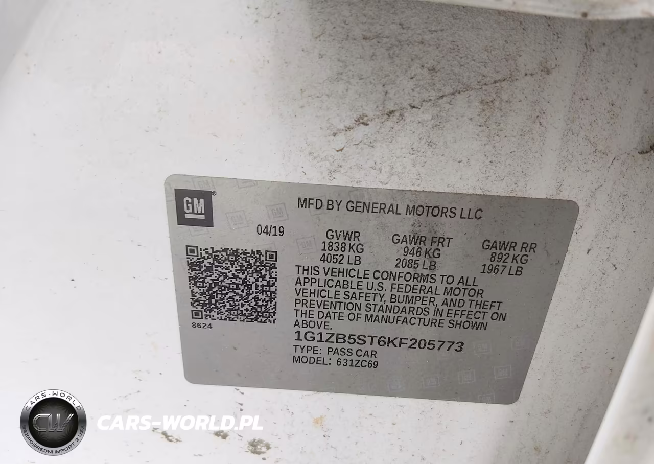 2019 Chevrolet Malibu 1Ls VIN:1G1ZB5ST6KF205773 - 9