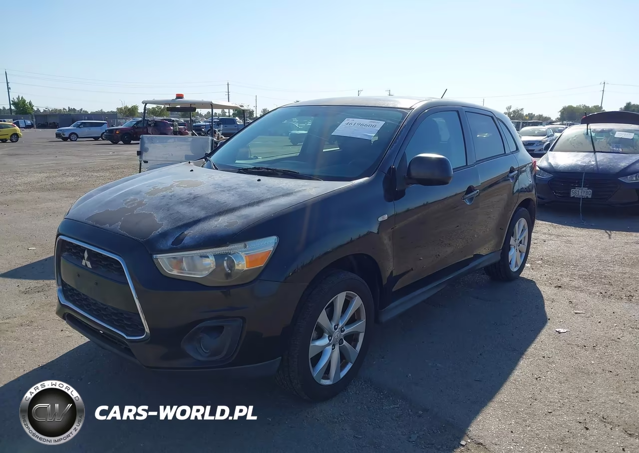 2014 Mitsubishi Outlander Sport Es VIN:4A4AP3AU7EE015486 - 2