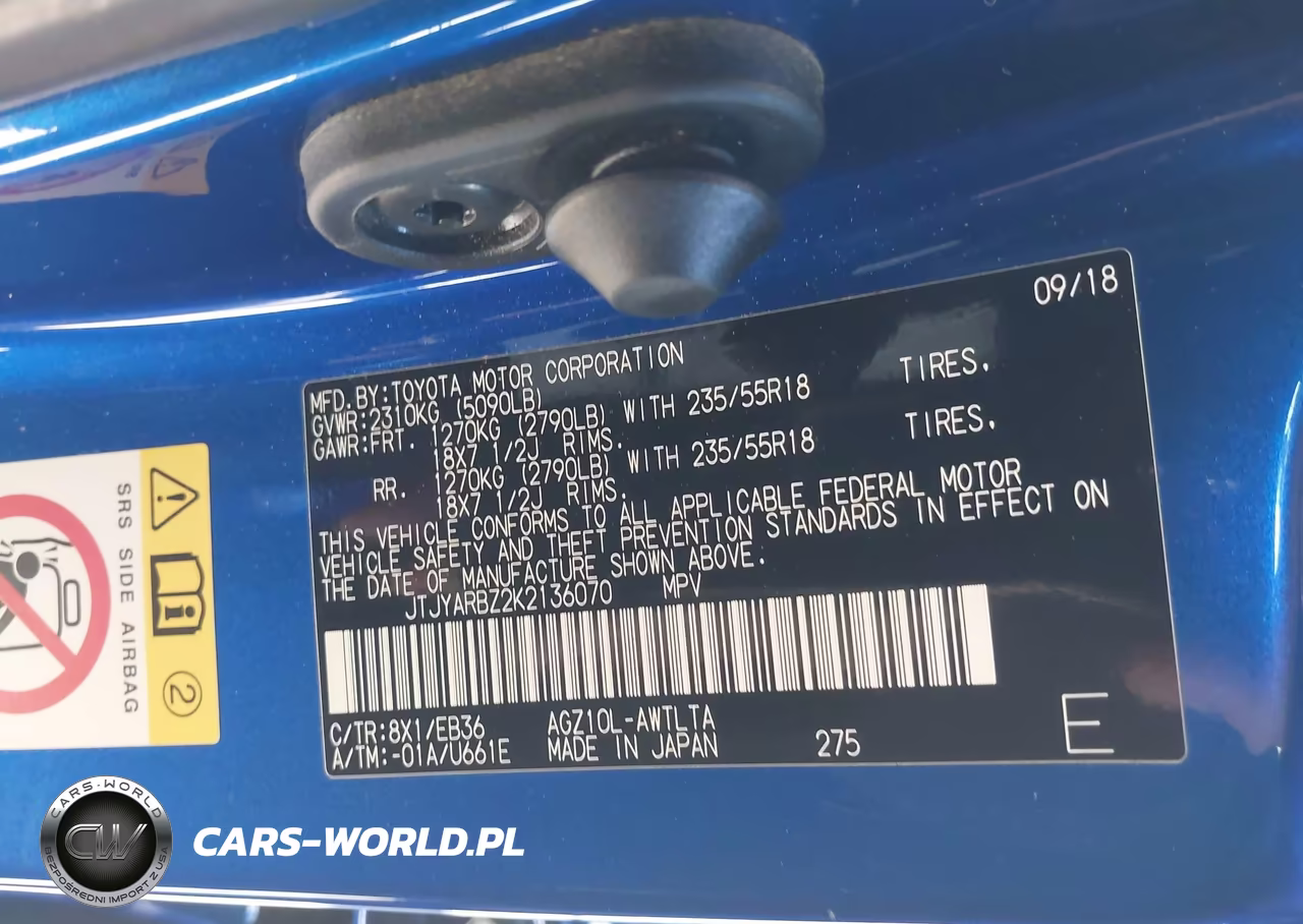 2019 Lexus Nx 300 F Sport VIN:JTJYARBZ2K2136070 - 9
