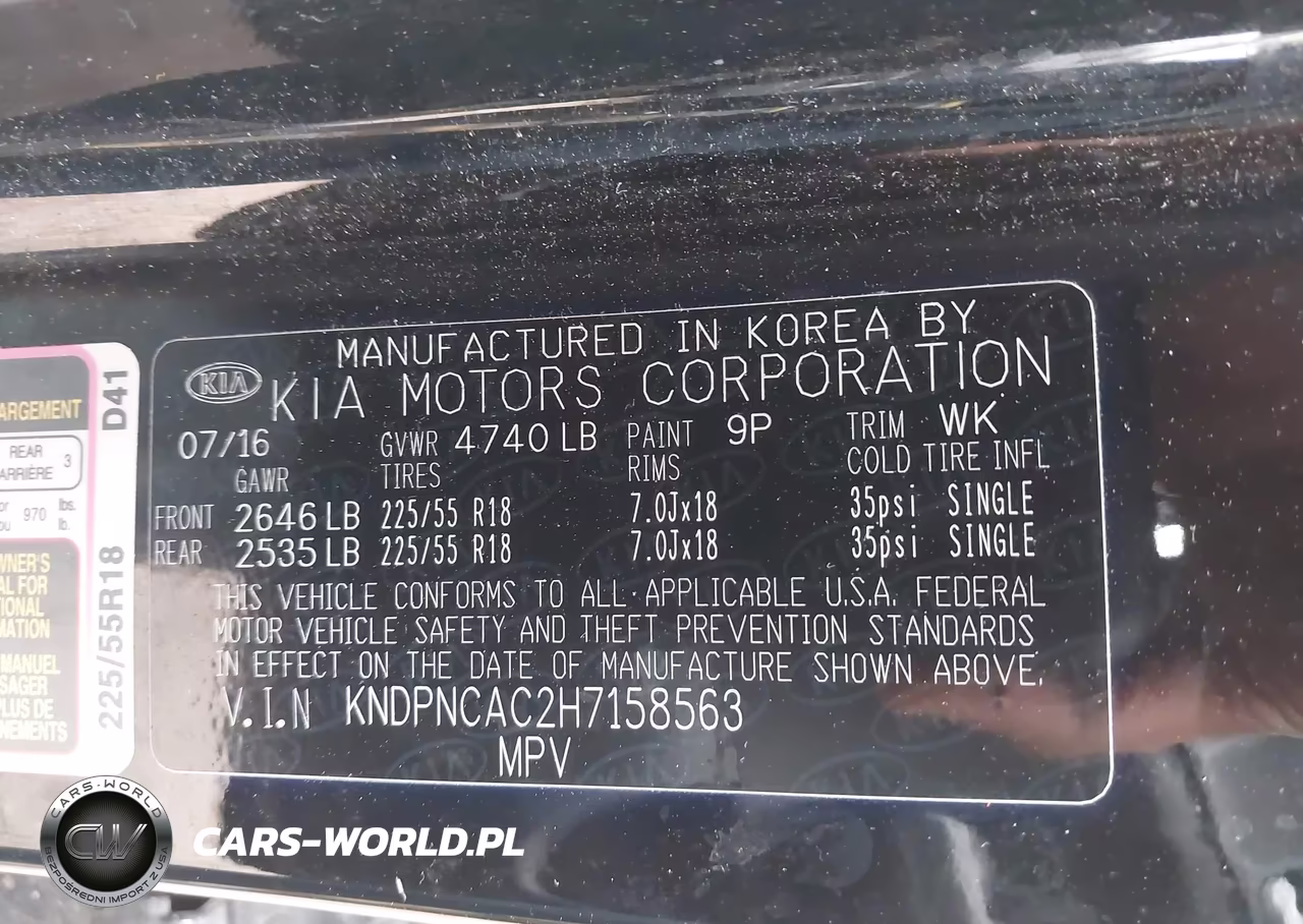 2017 Kia Sportage Ex VIN:KNDPNCAC2H7158563 - 9