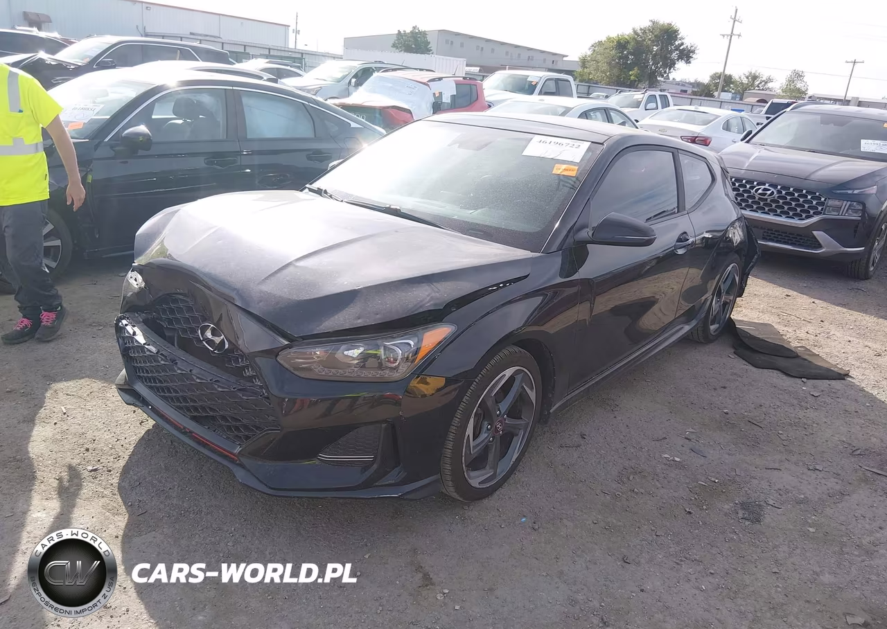 2019 Hyundai Veloster Turbo VIN:KMHTH6AB0KU009409 - 2