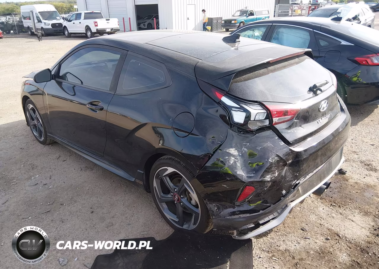 2019 Hyundai Veloster Turbo VIN:KMHTH6AB0KU009409 - 3