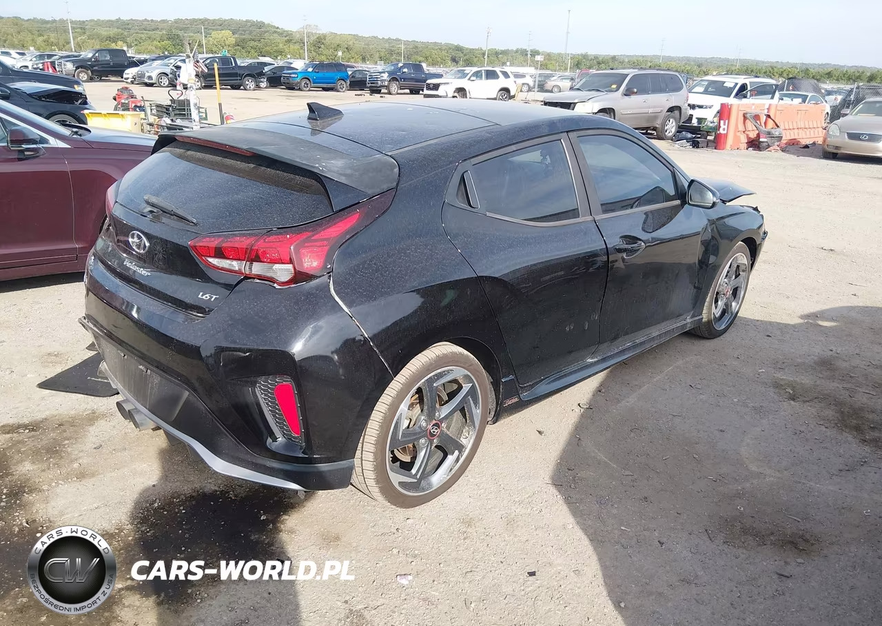 2019 Hyundai Veloster Turbo VIN:KMHTH6AB0KU009409 - 4