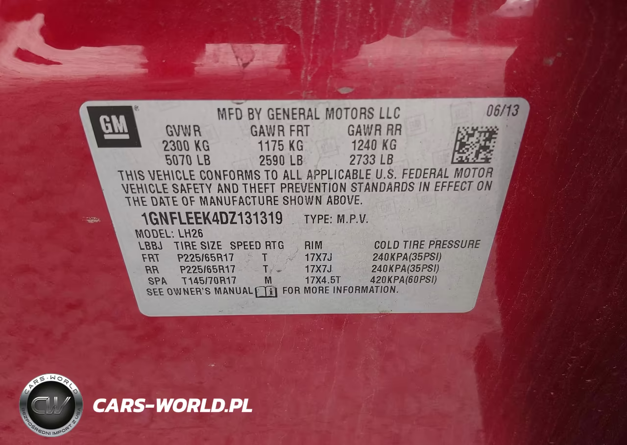 2013 Chevrolet Equinox 1Lt VIN:1GNFLEEK4DZ131319 - 9