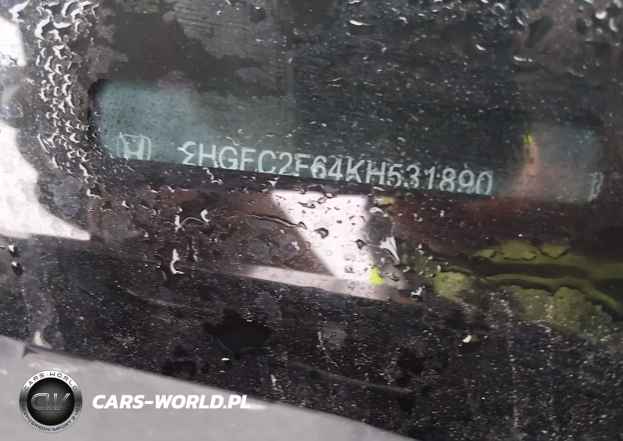 2019 Honda Civic Lx VIN:2HGFC2F64KH531890 - 9