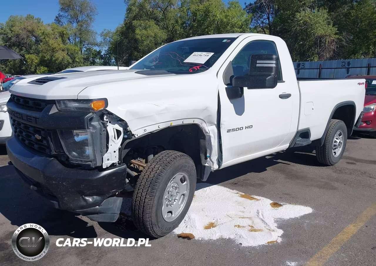 2021 Chevrolet Silverado 2500Hd 4Wd Long Bed Wt VIN:1GC0YLE75MF108228 - 2