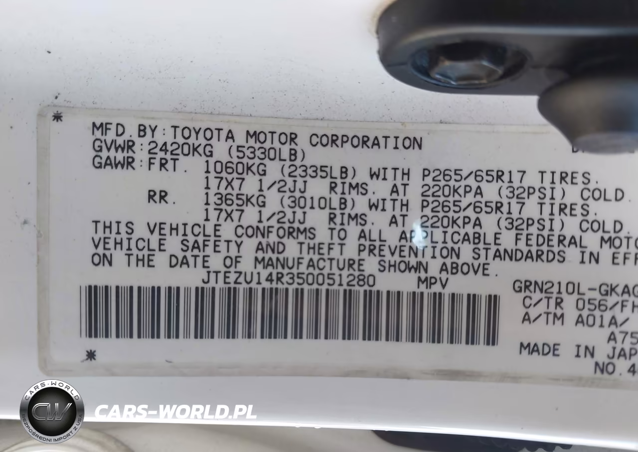 2005 Toyota 4Runner Sr5 Sport V6 VIN:JTEZU14R350051280 - 9