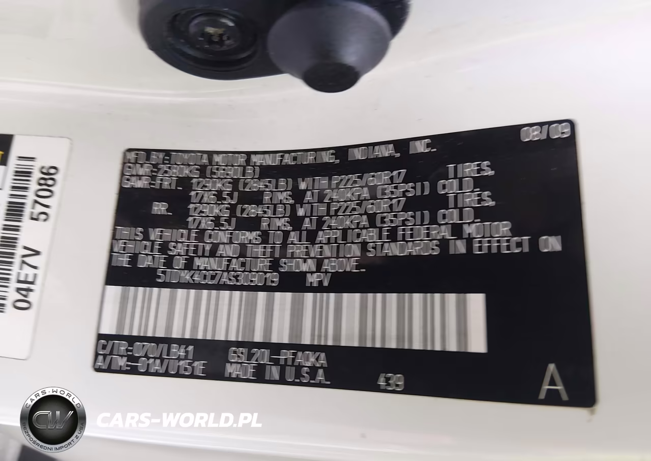 2010 Toyota Sienna Xle VIN:5TDYK4CC7AS309019 - 9