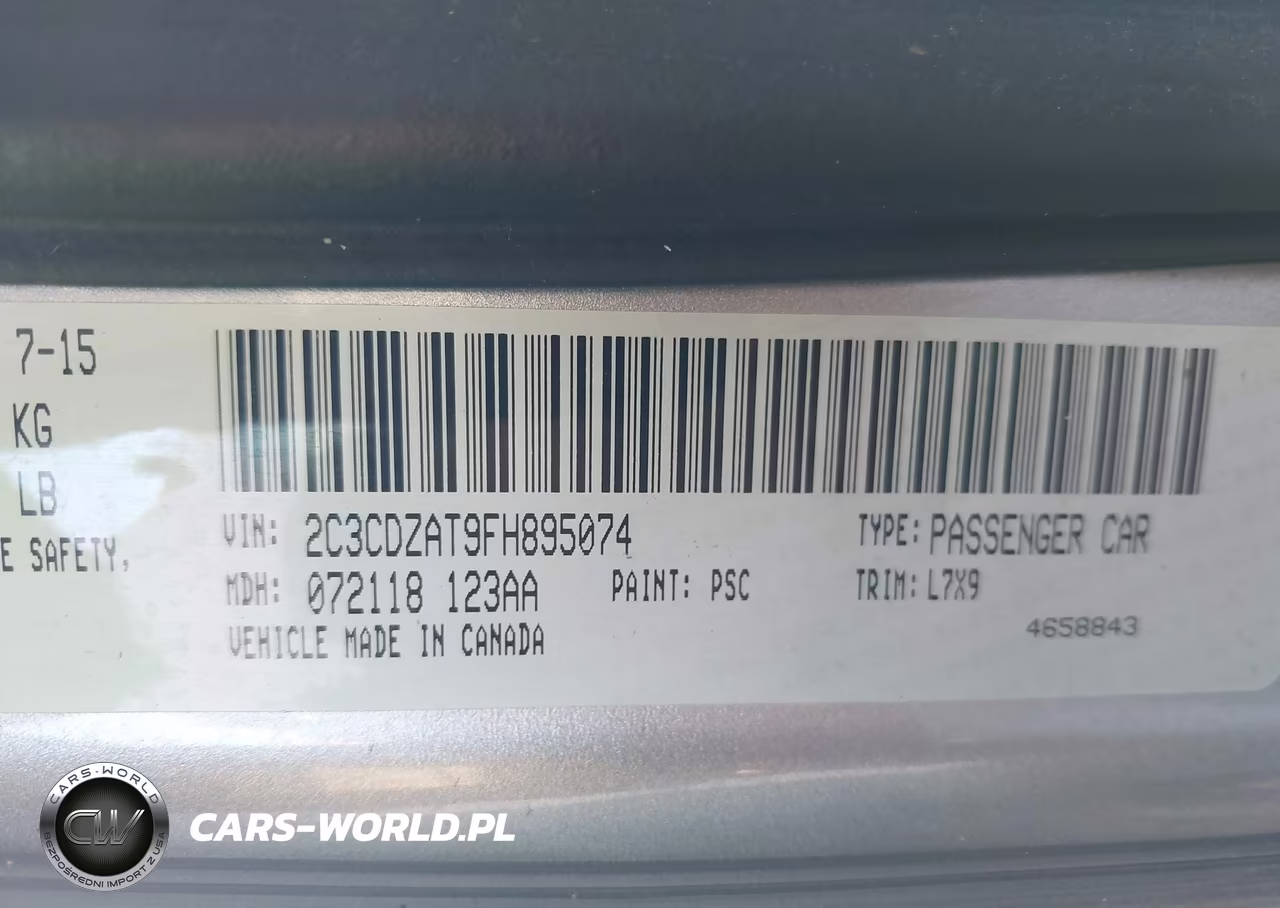 2015 Dodge Challenger R-T VIN:2C3CDZAT9FH895074 - 9