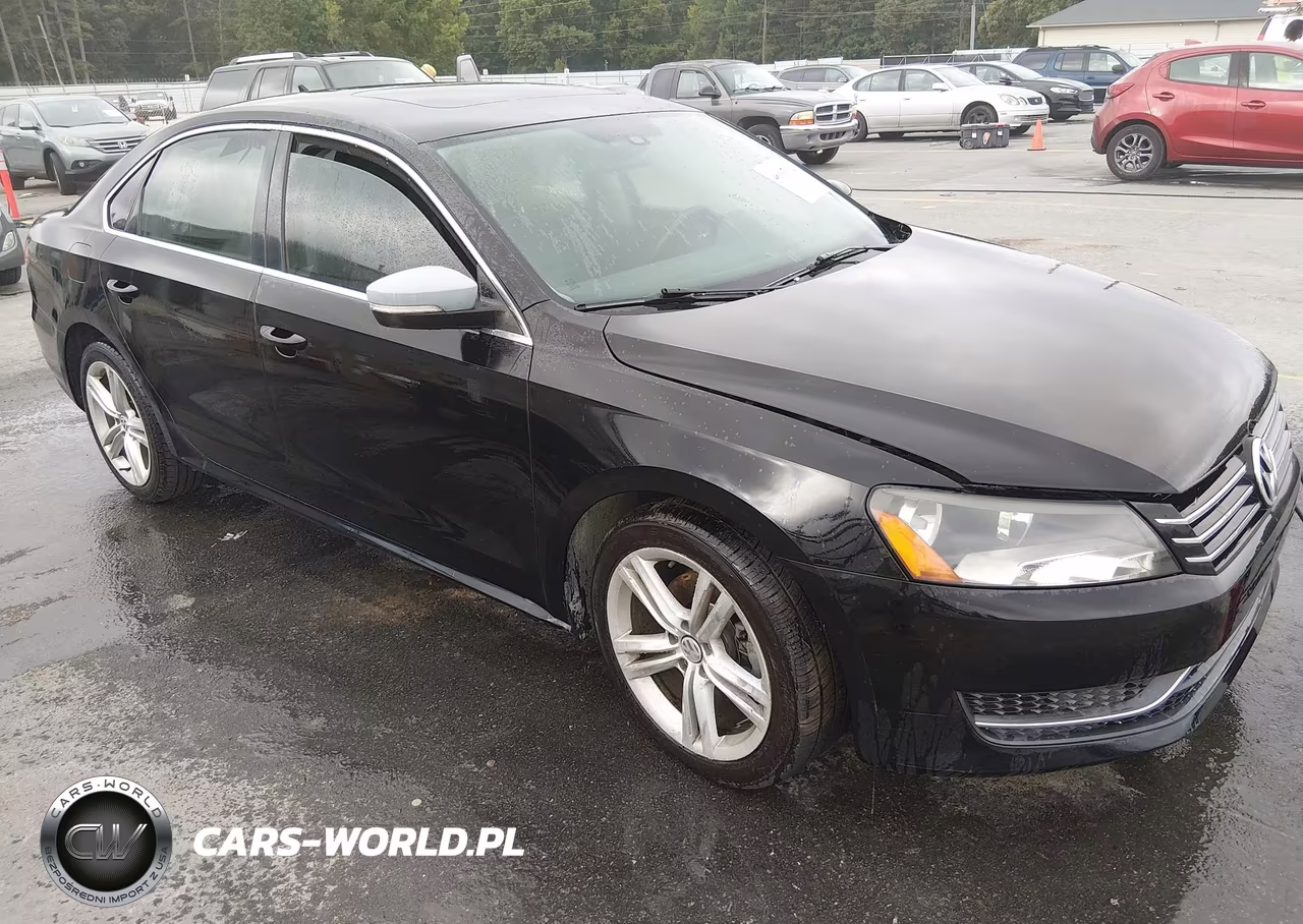 2014 Volkswagen Passat 1.8T Se VIN:1VWBT7A37EC034389 - 1