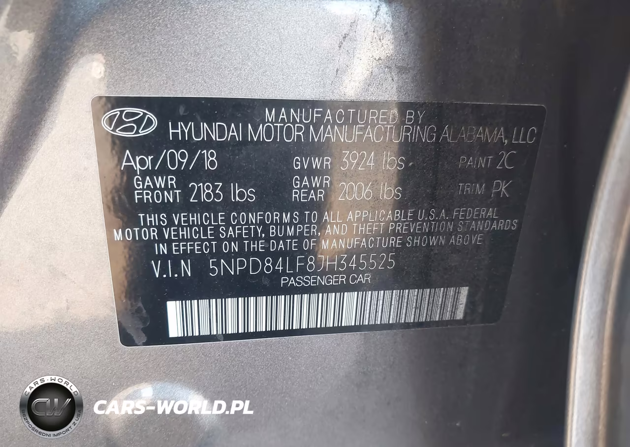 2018 Hyundai Elantra Value Edition VIN:5NPD84LF8JH345525 - 9