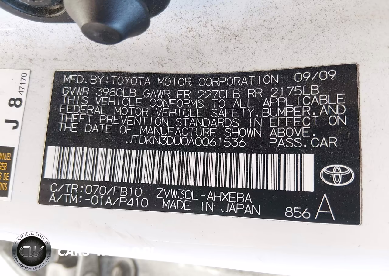 2010 Toyota Prius Ii VIN:JTDKN3DU0A0061536 - 9