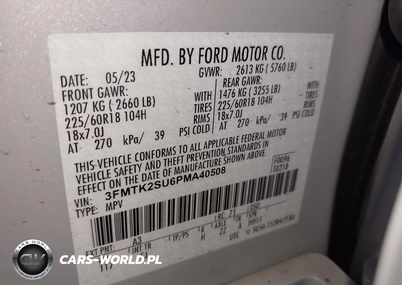 2023 Ford Mustang Mach-E California Route 1 VIN:3FMTK2SU6PMA40508 - 9