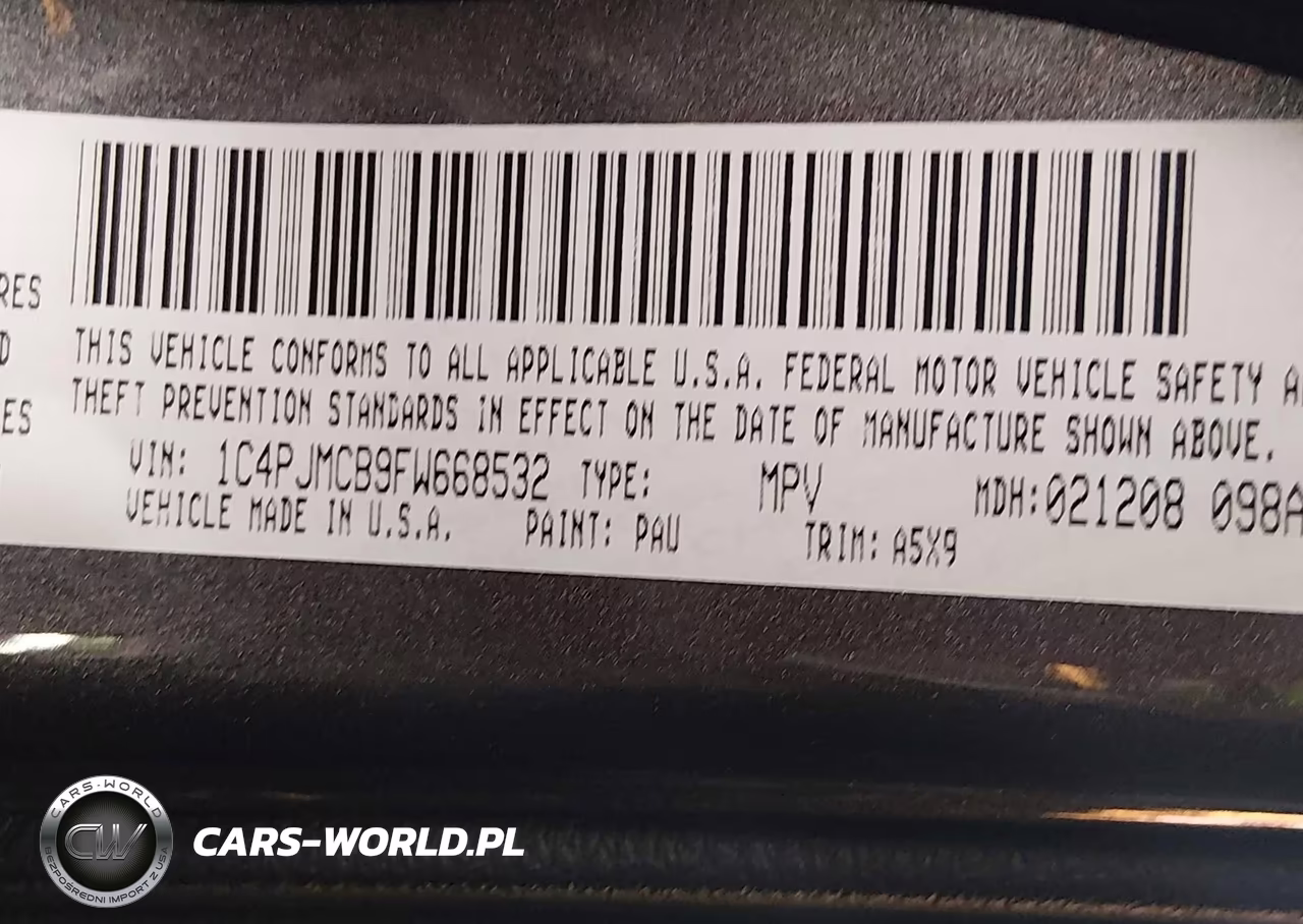 2015 Jeep Cherokee Latitude VIN:1C4PJMCB9FW668532 - 9
