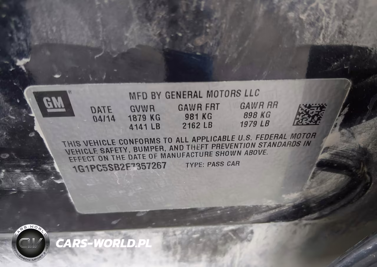 2014 Chevrolet Cruze 1Lt Auto VIN:1G1PC5SB2E7357267 - 9
