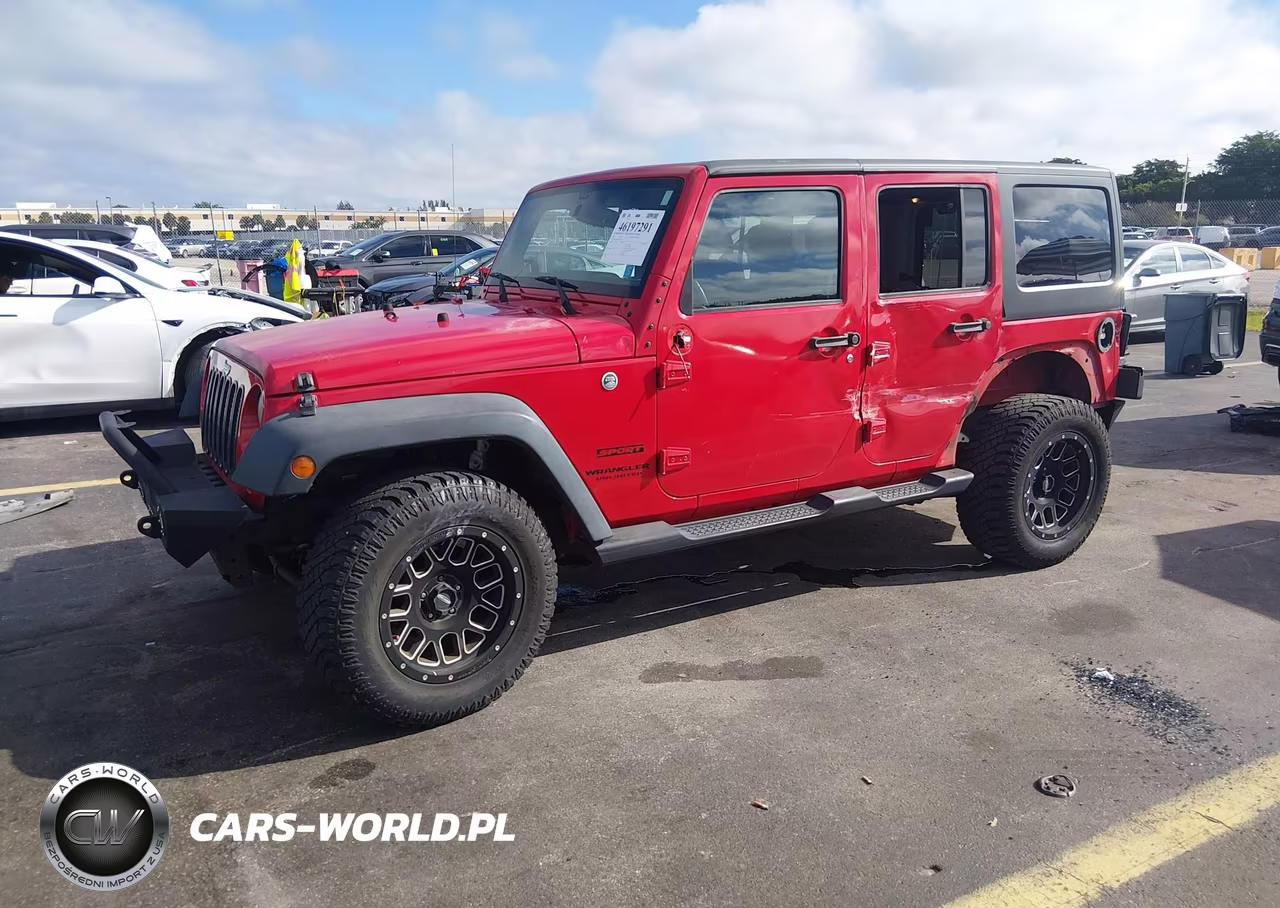 2017 Jeep Wrangler Unlimited Sport 4X4 VIN:1C4BJWDGXHL698837 - 2