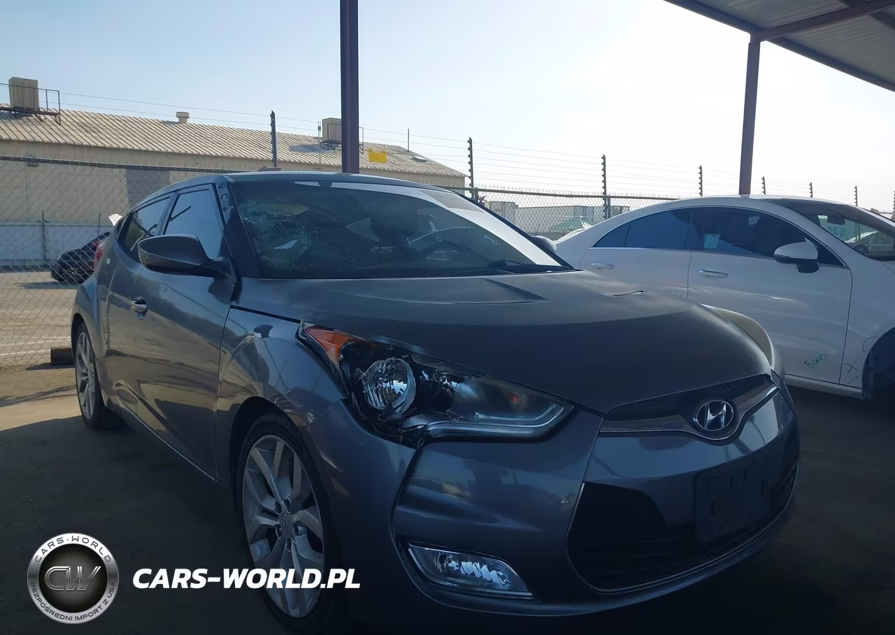 2012 Hyundai Veloster Base W-Black VIN:KMHTC6ADXCU066900 - 1