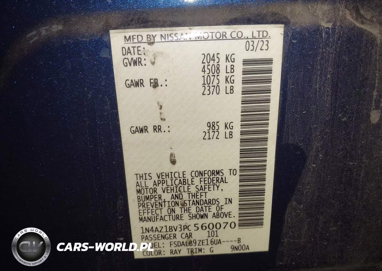 2023 Nissan Leaf S 40 Kwh VIN:1N4AZ1BV3PC560070 - 9