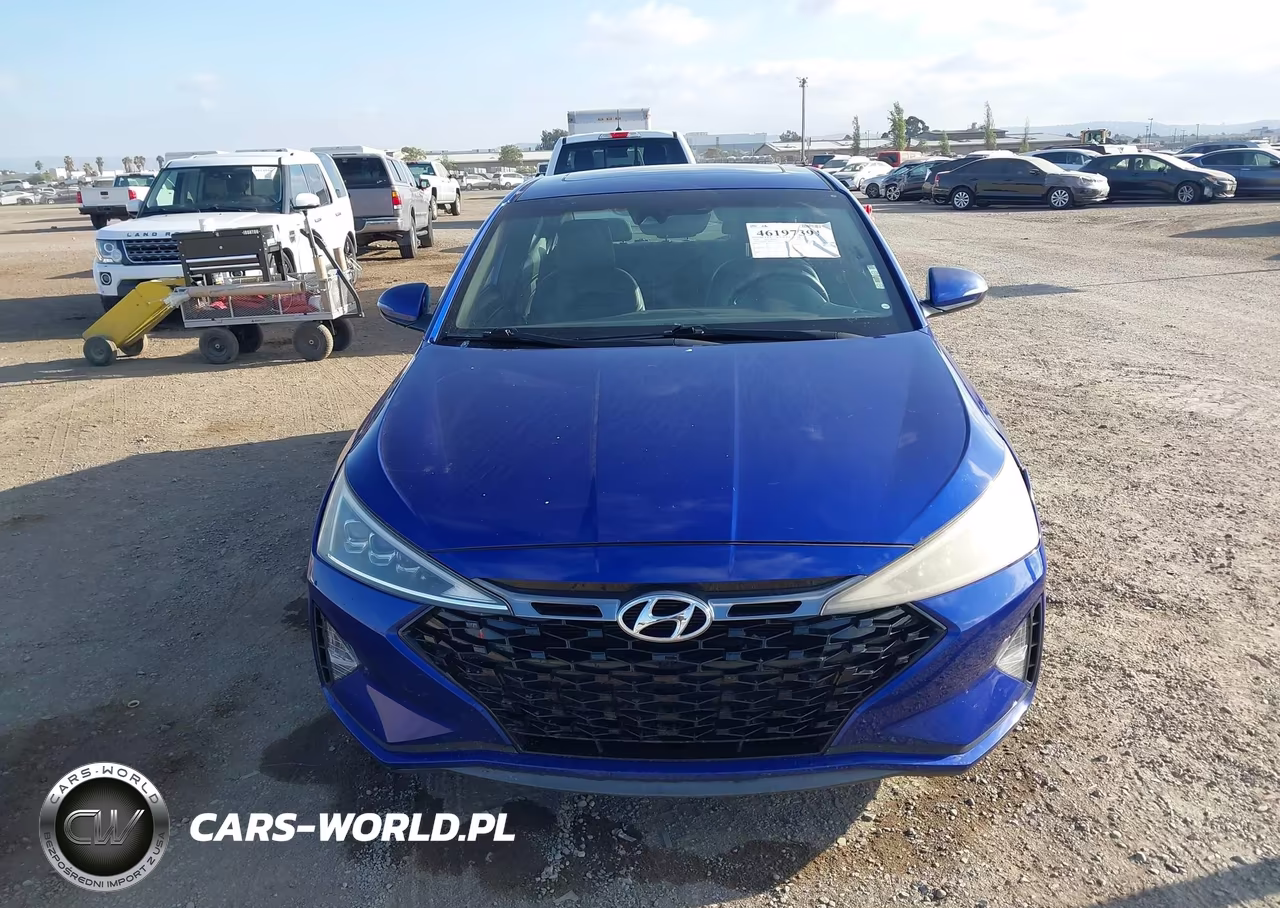 2019 Hyundai Elantra Sport VIN:KMHD04LB8KU835521 - 12