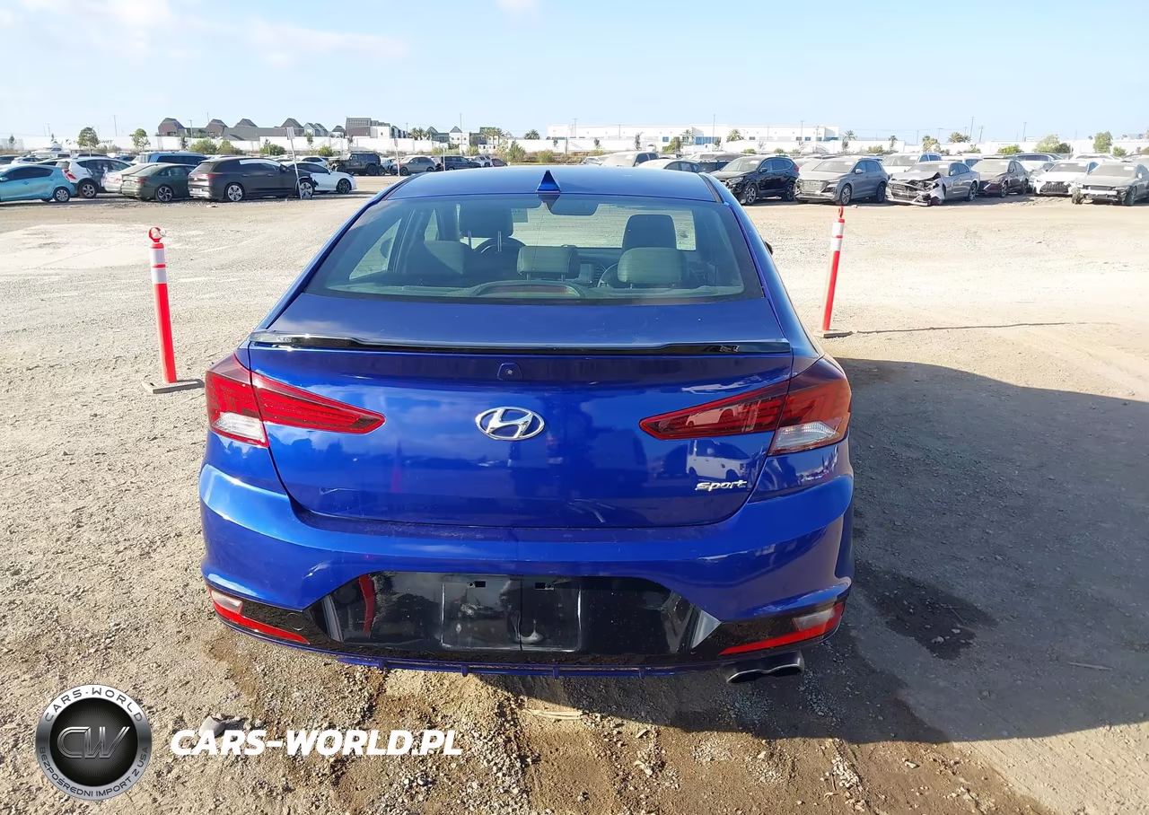 2019 Hyundai Elantra Sport VIN:KMHD04LB8KU835521 - 16