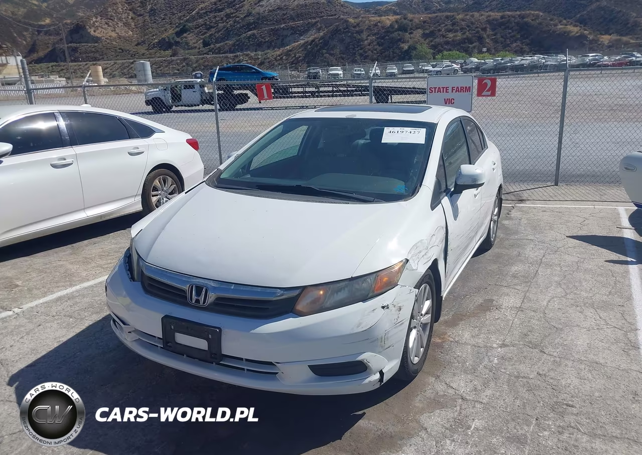 2012 Honda Civic Sdn Ex VIN:19XFB2F87CE339735 - 2