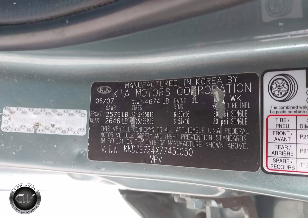 2007 Kia Sportage Lx VIN:KNDJE724X77451050 - 9
