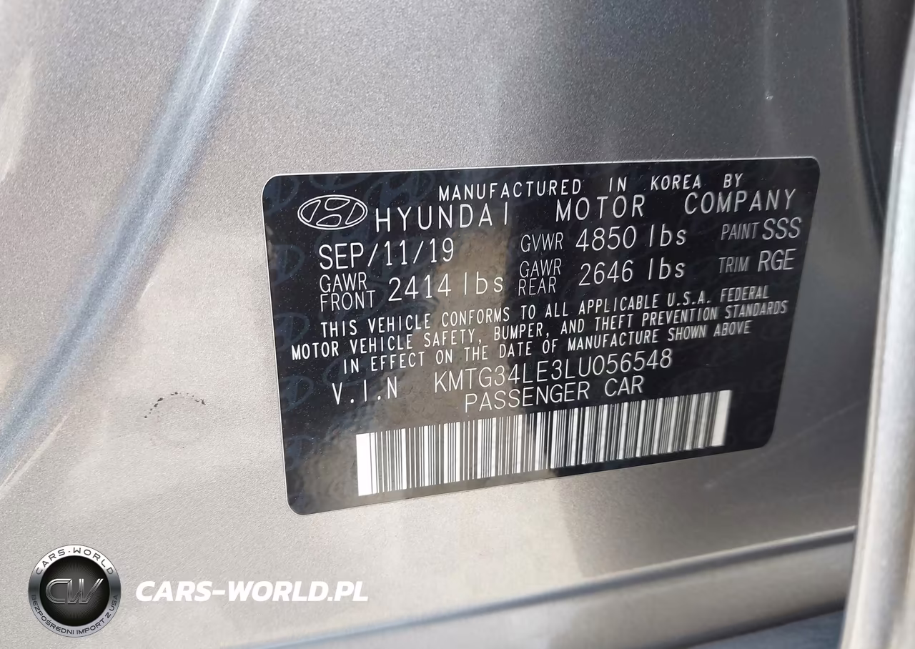 2020 Genesis G70 3.3T Rwd VIN:KMTG34LE3LU056548 - 9