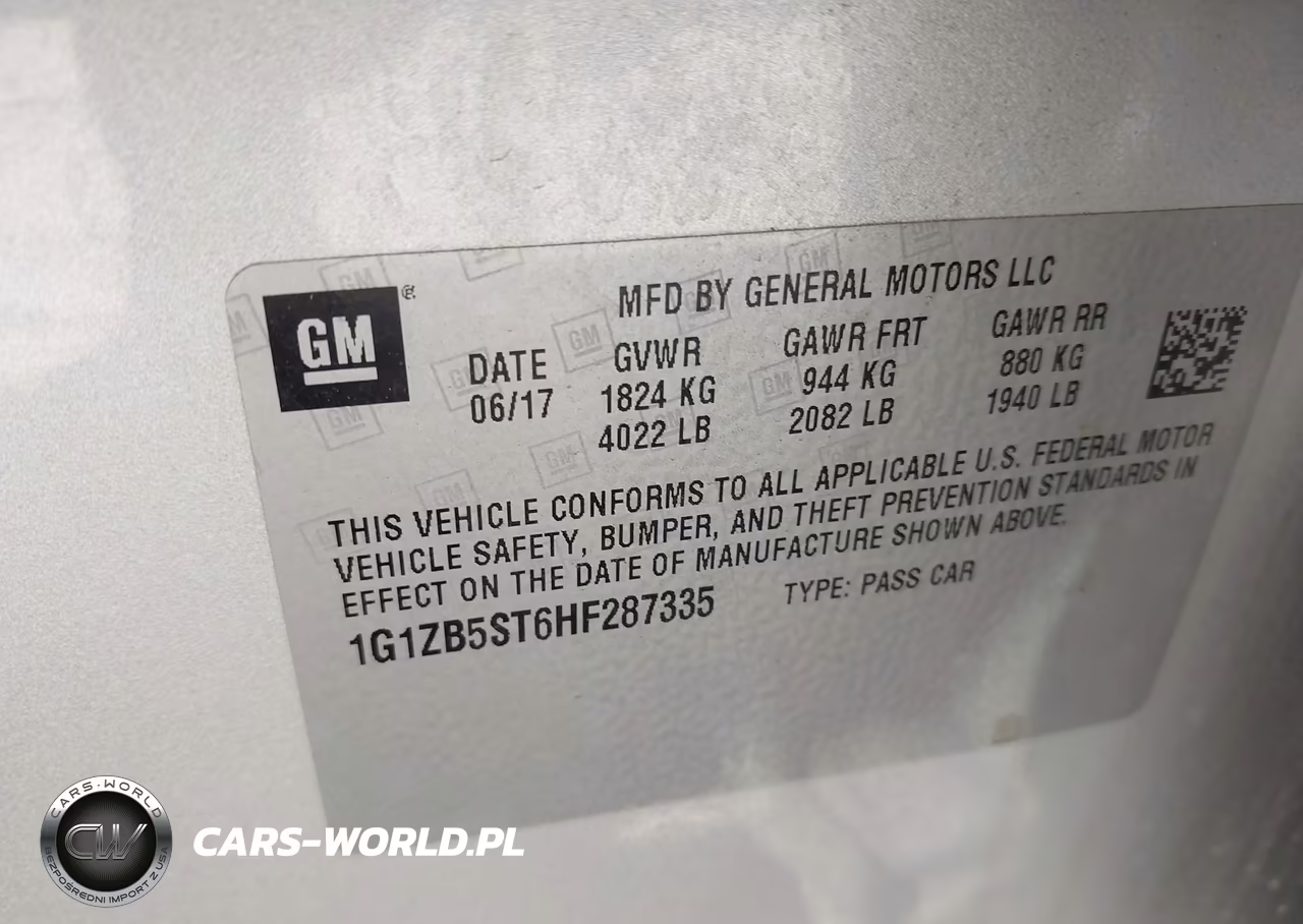 2017 Chevrolet Malibu Ls VIN:1G1ZB5ST6HF287335 - 9