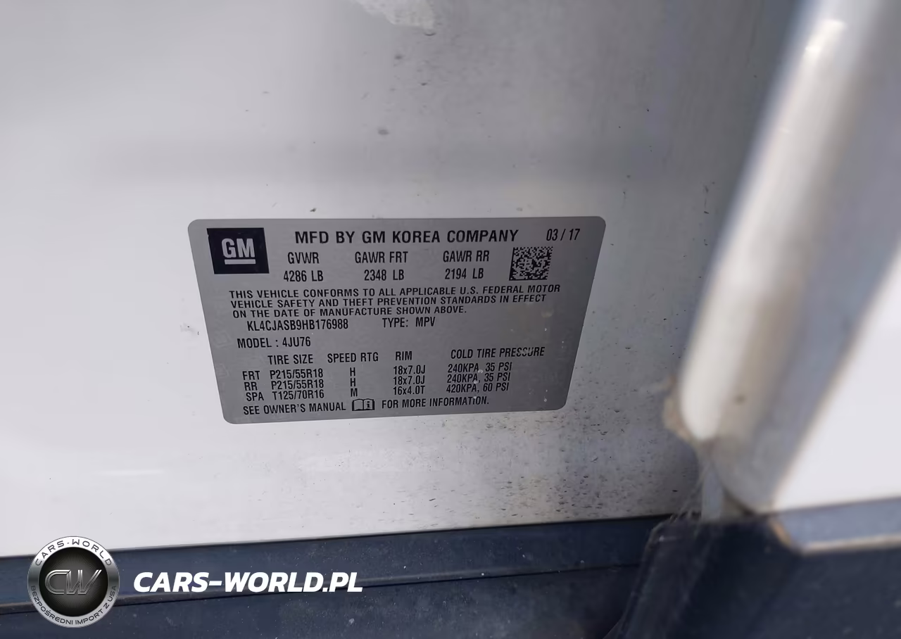 2017 Buick Encore Preferred VIN:KL4CJASB9HB176988 - 9