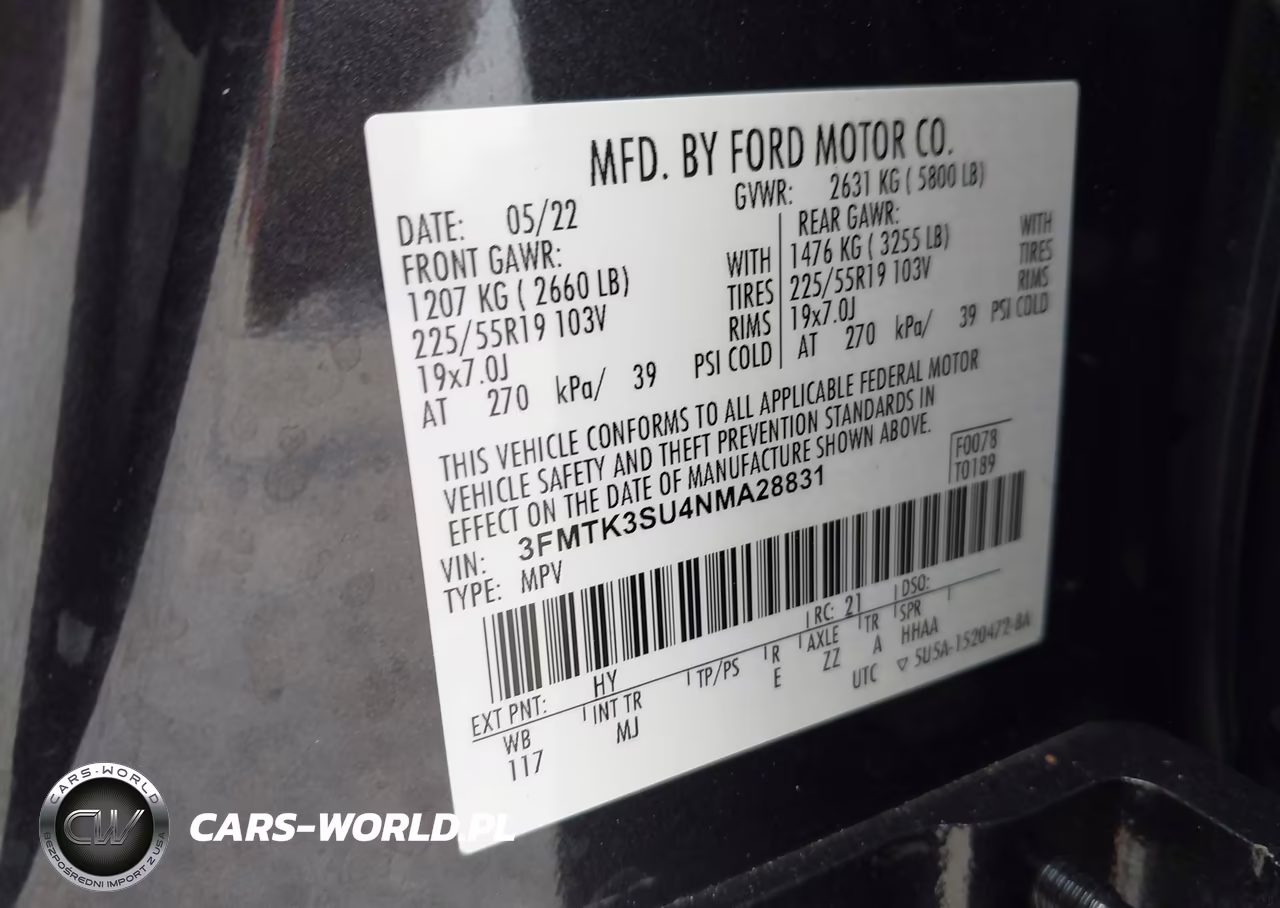 2022 Ford Mustang Mach-E Premium VIN:3FMTK3SU4NMA28831 - 9
