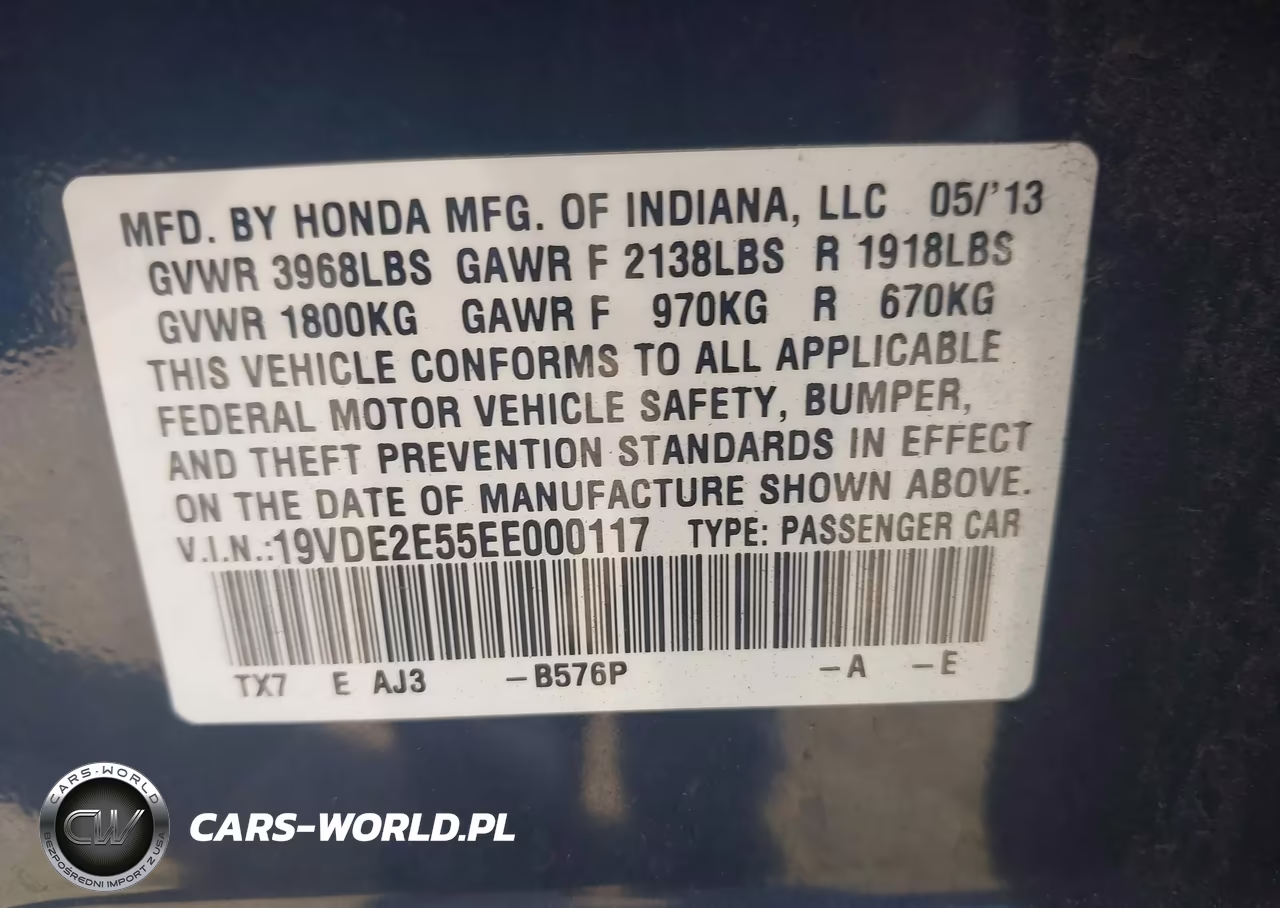 2014 Acura Ilx 2.4L VIN:19VDE2E55EE000117 - 9