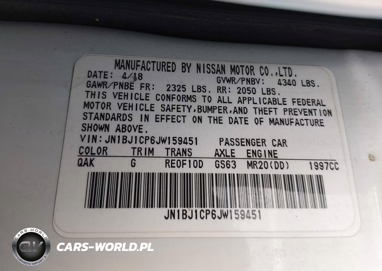 2018 Nissan Rogue Sport S VIN:JN1BJ1CP6JW159451 - 9