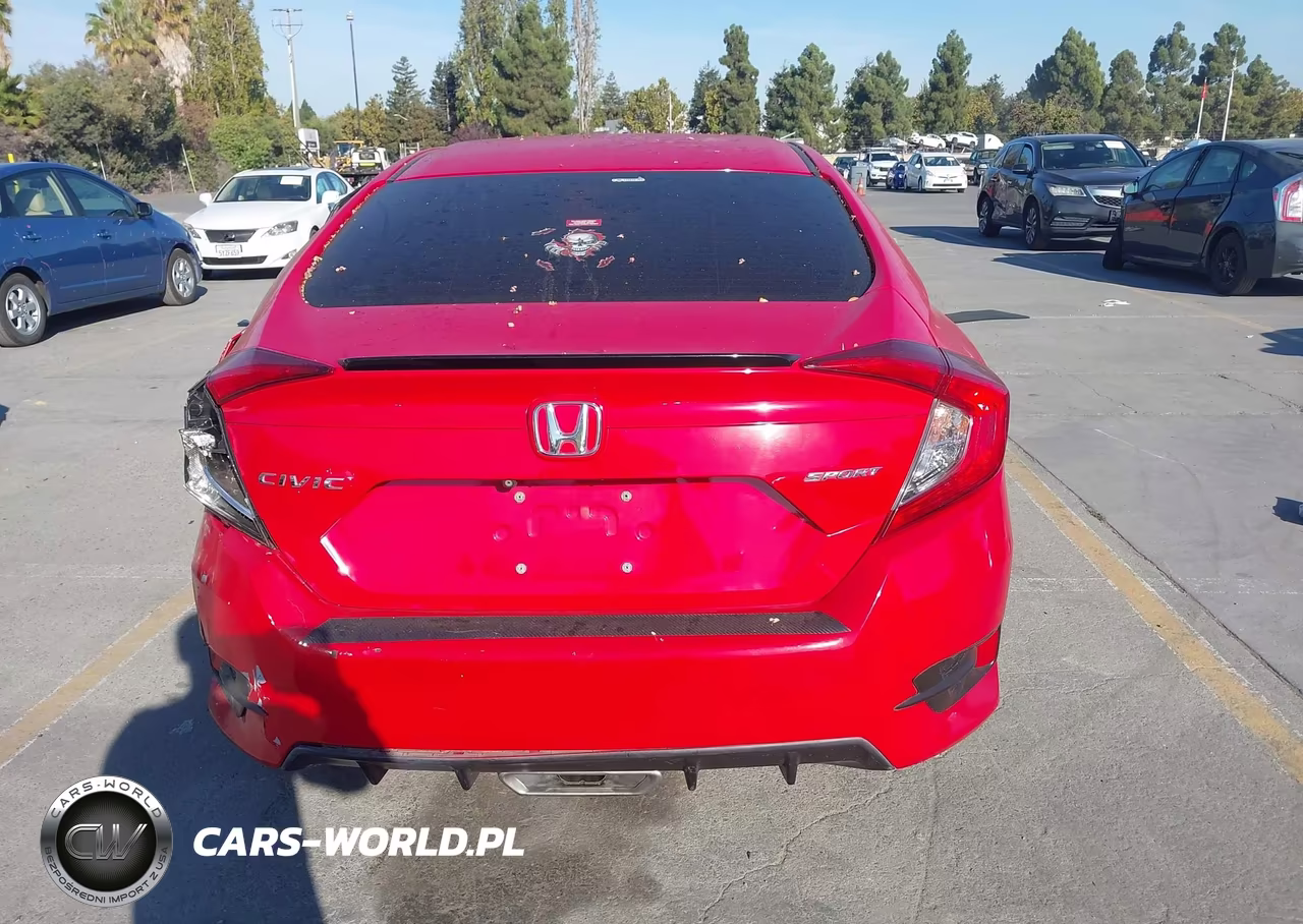2019 Honda Civic Sport VIN:2HGFC2F89KH503830 - 16