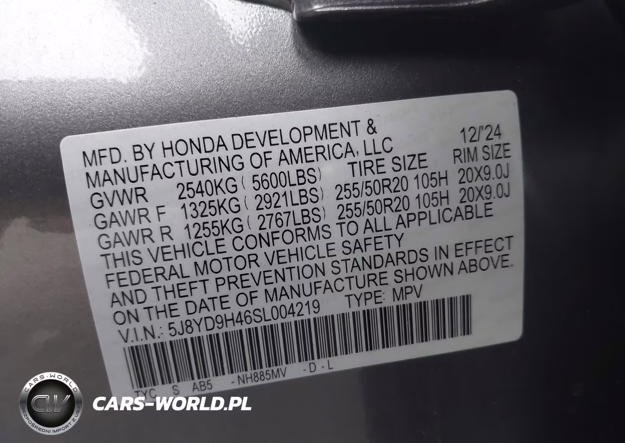 2025 Acura Mdx Technology Package VIN:5J8YD9H46SL004219 - 9