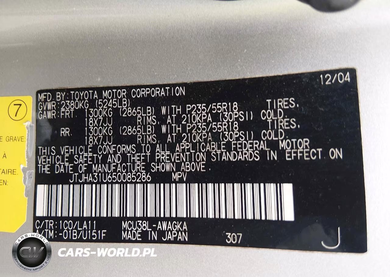 2005 Lexus Rx 330 VIN:JTJHA31U650085286 - 9