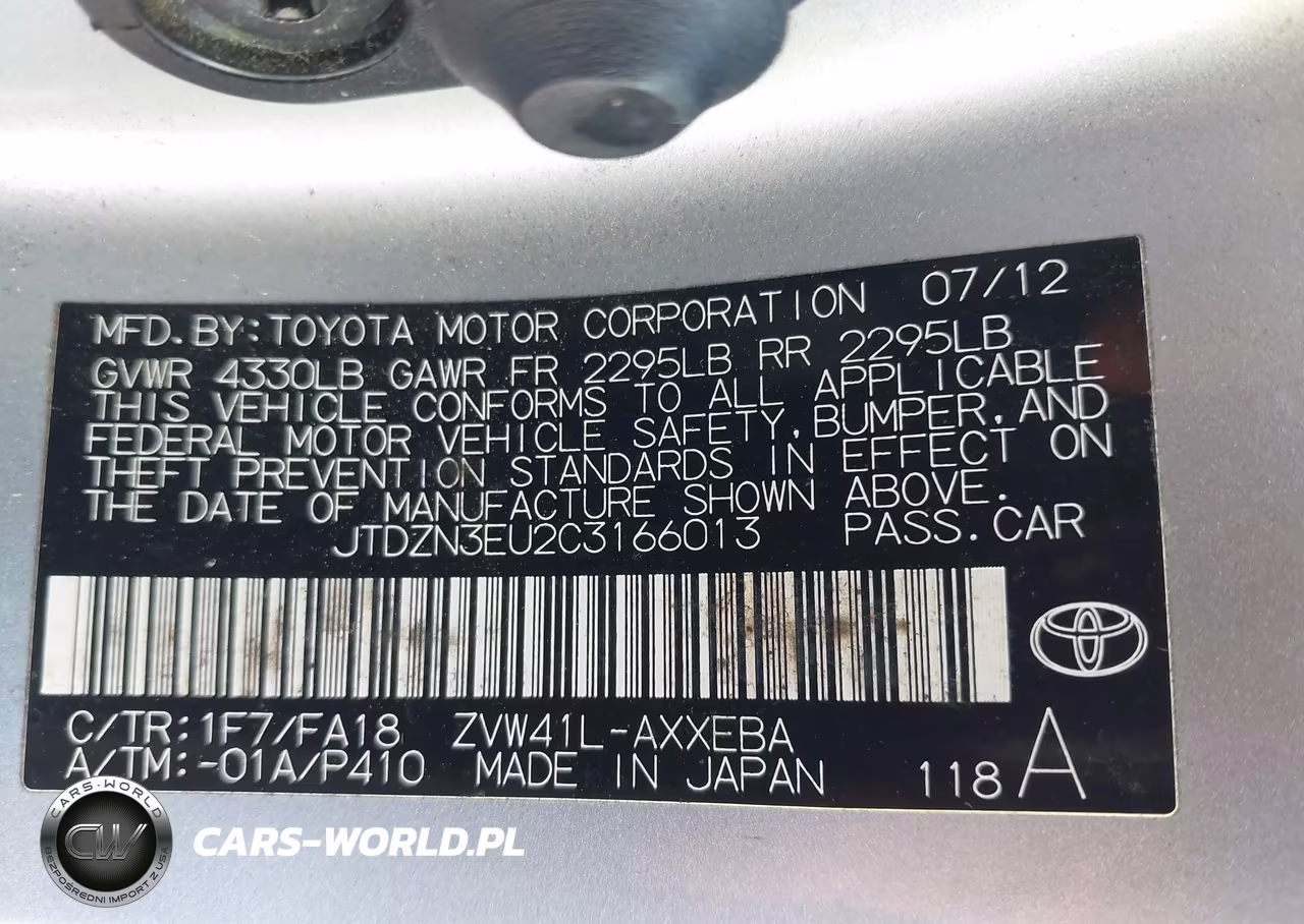 2012 Toyota Prius V Two VIN:JTDZN3EU2C3166013 - 9